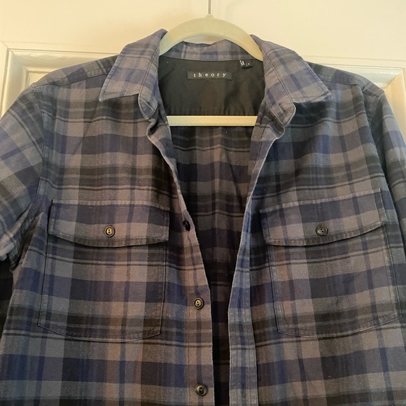 THEORY Men’s cotton shirt Size S - Picture 4 of 9